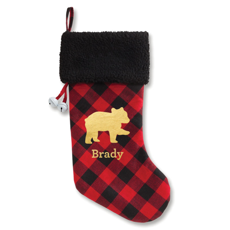 Chaussette personnalisable bébé ours Buffalo, Oui