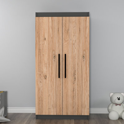 Berend 2 Door Manufactured Wood Wardrobe
