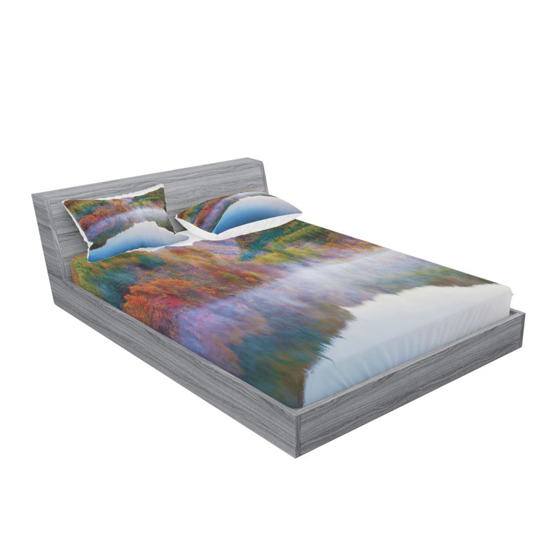 Microfiber Sheet Set, Full Sheet Set with Fitted Sheet