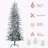 7.5ft Tall Prelit Artificial Christmas Tree with Lights