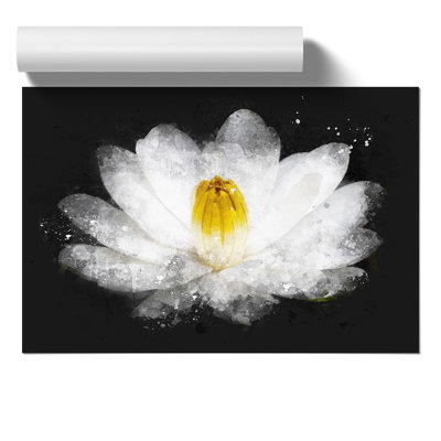 Heart of a White Lily - Unframed Painting