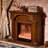 European-style simulated flame decorative electric fireplace-792618288