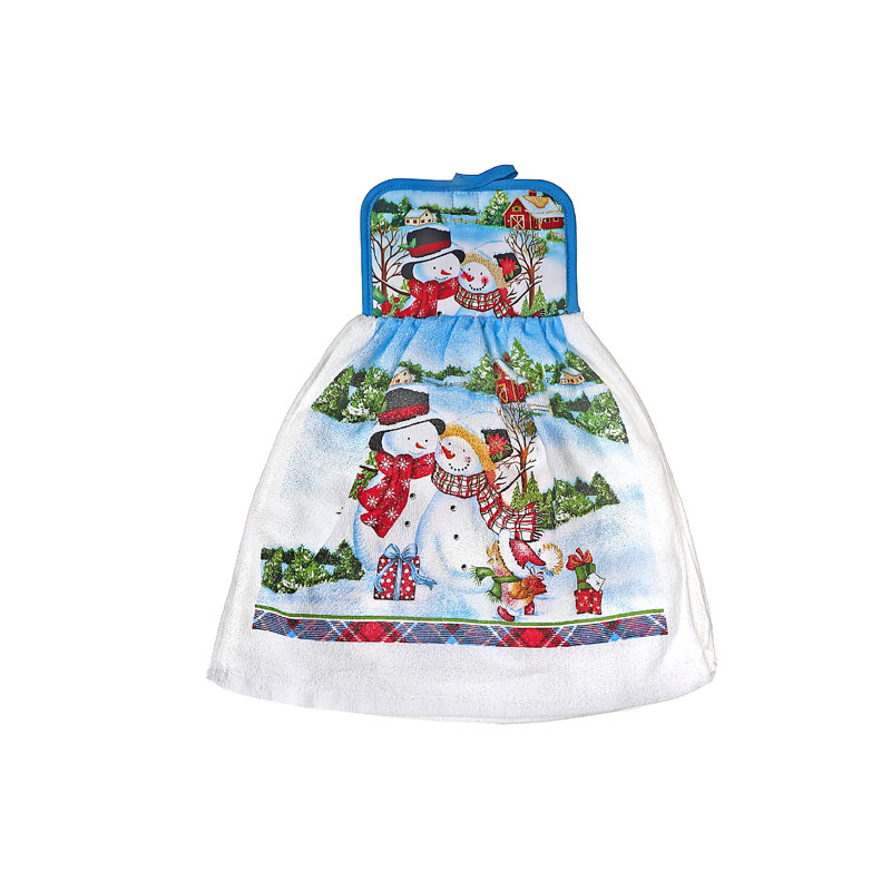 Torchon Snowman Couple