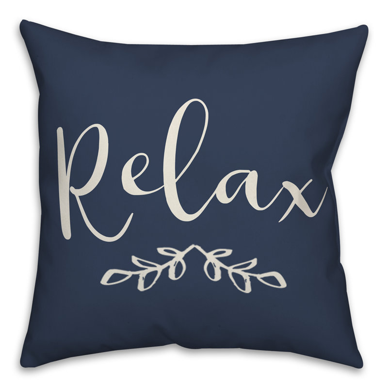 Housse de coussin pour l’extérieur carrée et insert, Bleu