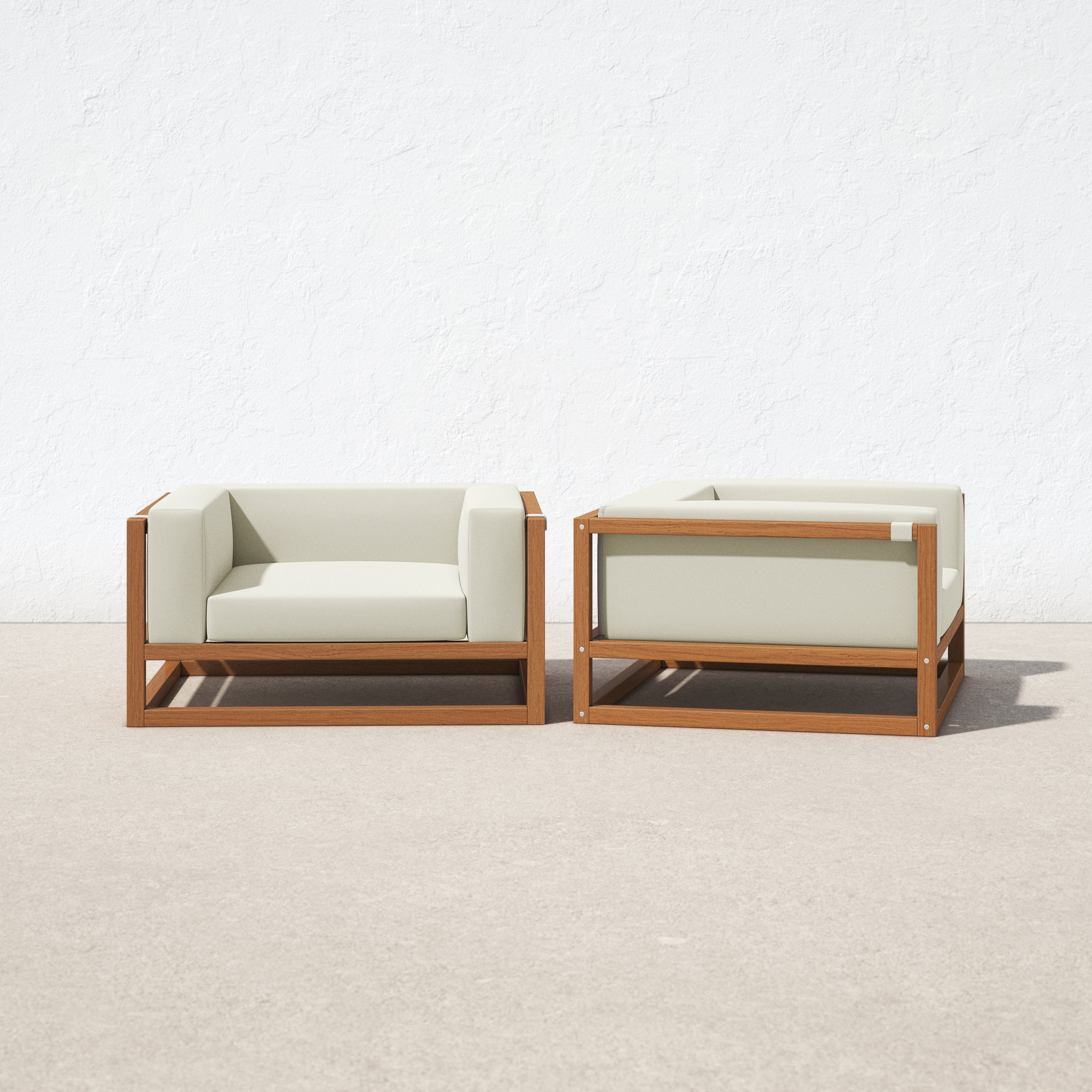 Modway Newbury Outdoor Patio Premium Grade A Teak Wood Set