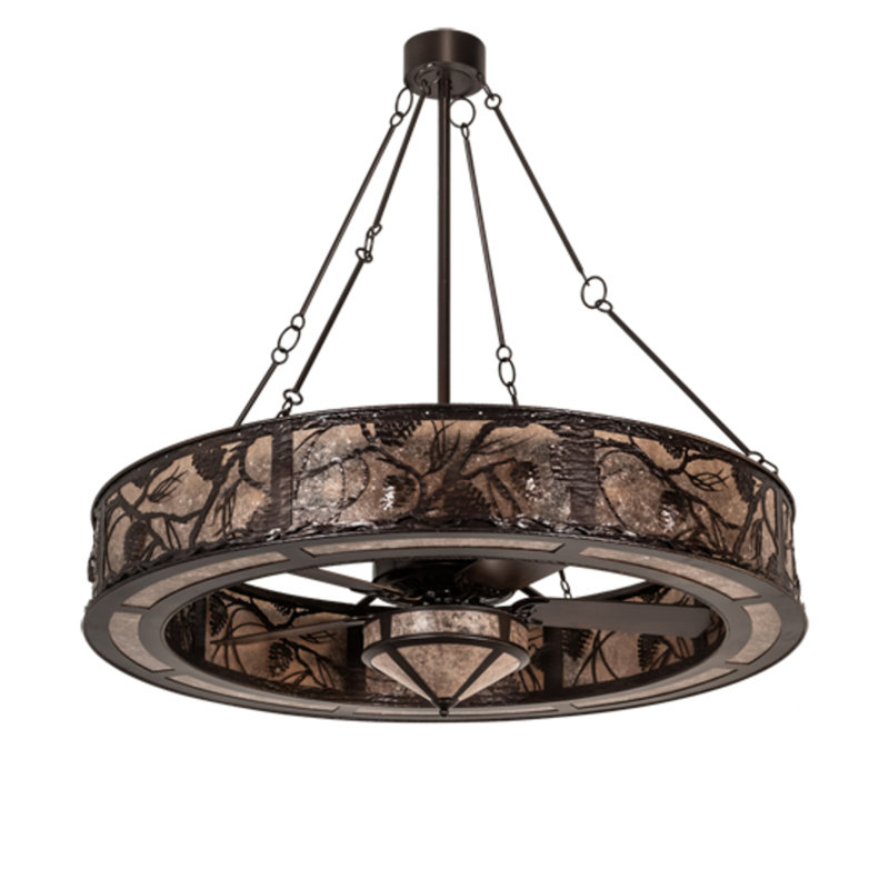 Whispering Pines Downrod Ceiling Fan