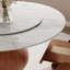 Ikerne Round Dining Table With Lazy Susan Vase-Shaped Solid Wood Pedestal-1378389466-1378389469
