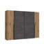 Debarr 4 Door Manufactured Wood Wardrobe-59390036-114011905