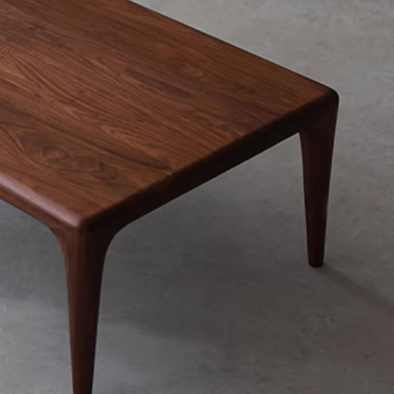 Table basse de style minimaliste et de niche, Brun