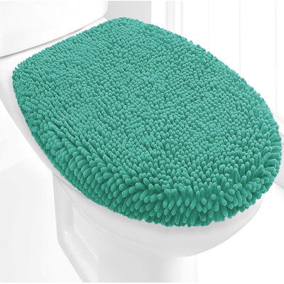 18"x18" - Soft Cozy Plush Chenille Toilet Seat Cover
