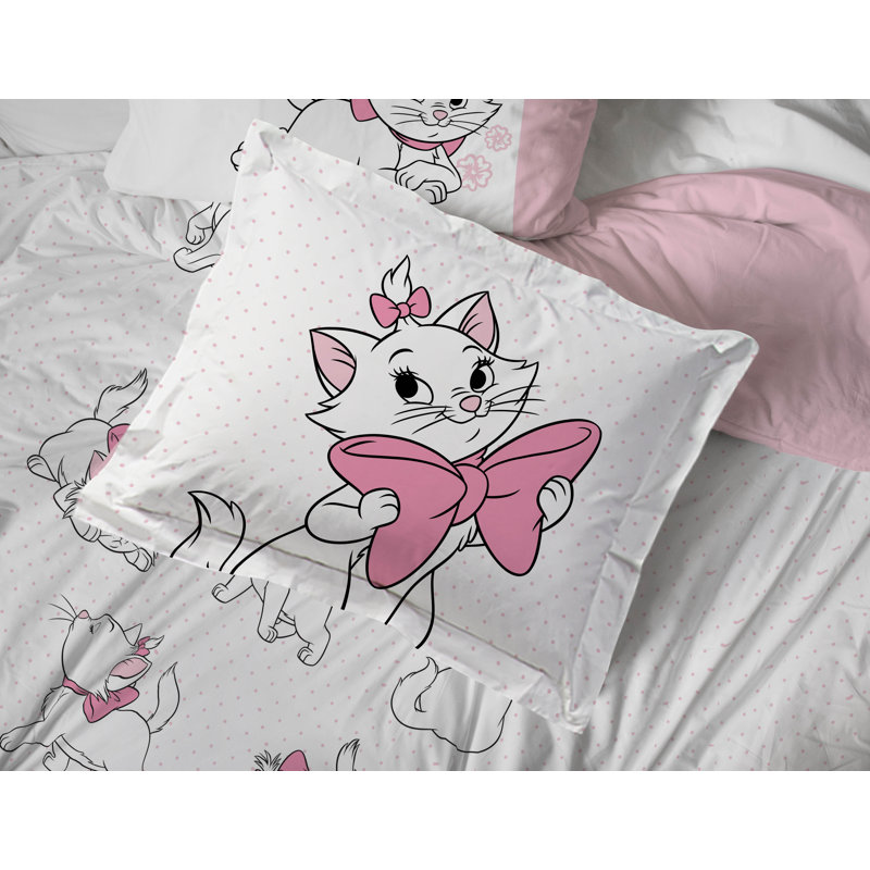 Aristocats Glamorous Marie Bed Set W/ Sham, Twin Bedspread + 4 Additional Pieces