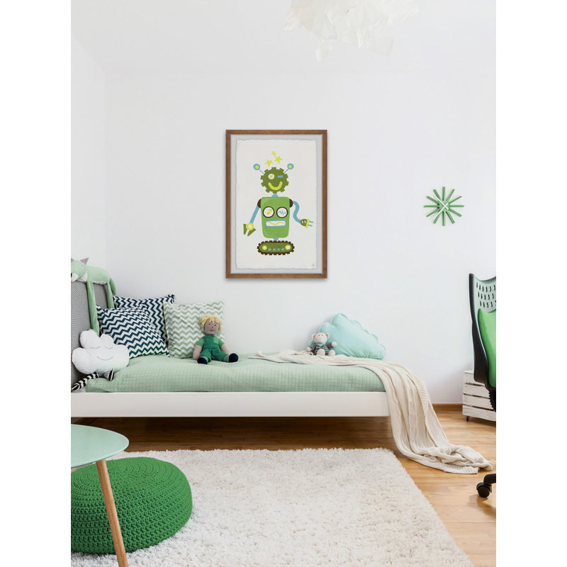 «I Am a Robot» par Francine, reproduction d'art sur papier, H 30 po x l 20 po x P 1,5 po