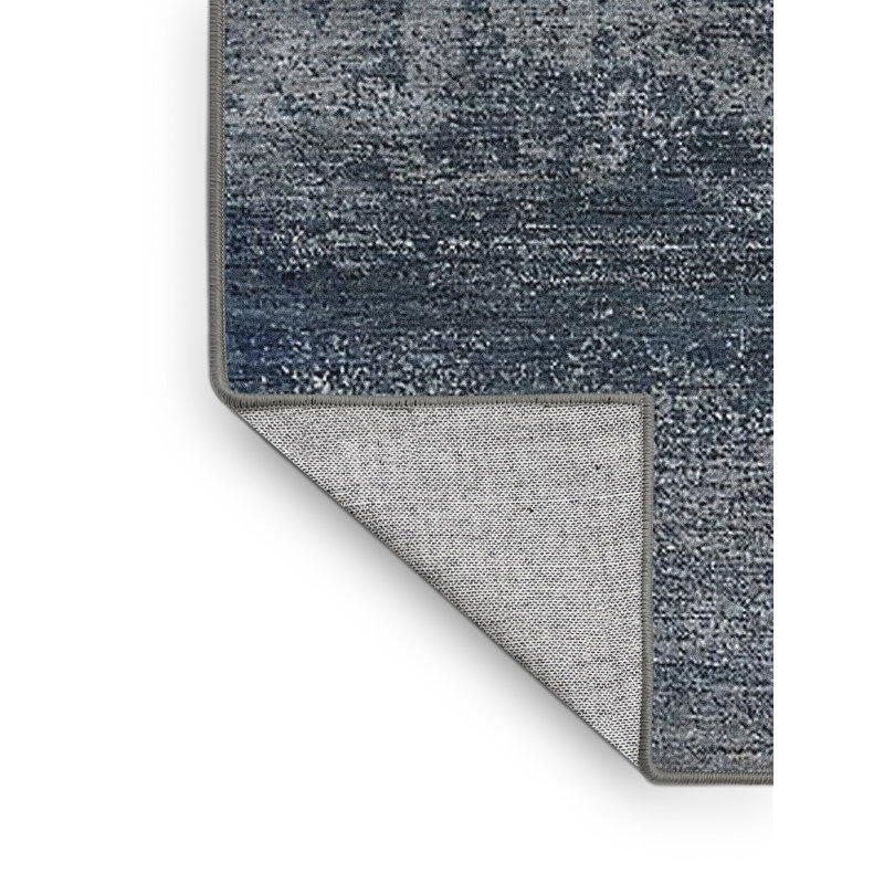 Tapis 100% moderne de style Mid-Century lavable à la machine 374, Rectangle 7 pi x 10 pi