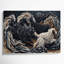 «Dogs Puli», art mural sur toile noire-1712681047