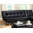 Sharmin Twin 73'' Faux Leather Convertible Sofa