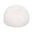 Pouf rond en fausse fourrure 3 pieds Mandana, blanc