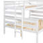 Lit simple superposé au-dessus de grand lit simple, blanc - Lit peu encombrant avec pour chambre à coucher au-dessus de l'imagination