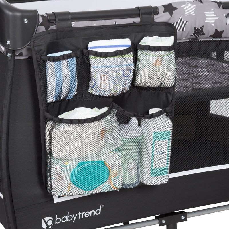 Bedside Crib with Mattress and Stand