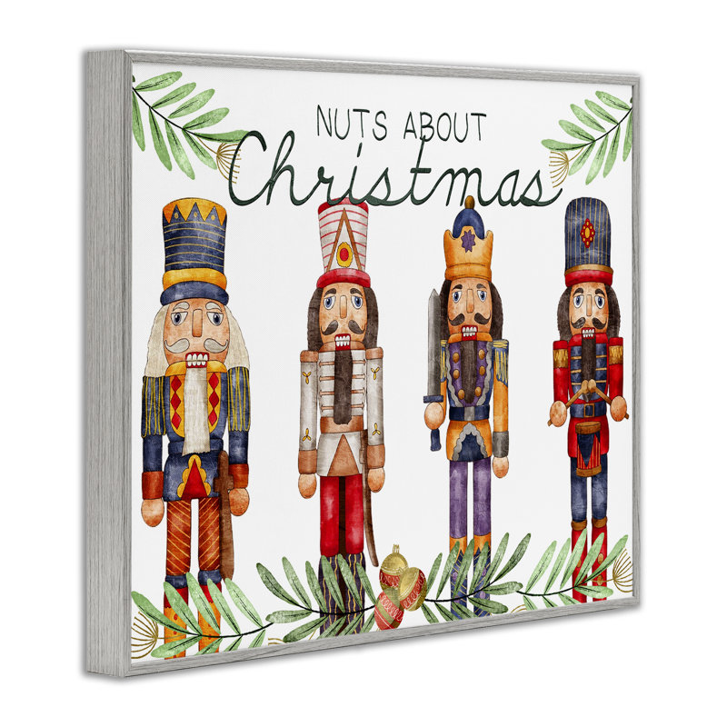 «Nuts About Christmas Nutcrackers», estampe numérique, conception de Kim Allen, H 11 po x l 14 po