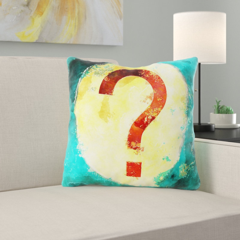 Coussin watercolour Muro, Intérieur, Microsuède