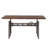 Hackett Adjustable Solid Wood Top Metal Base Standing Desk