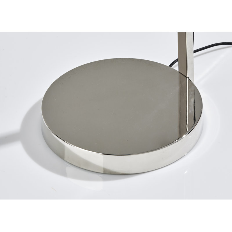 Newman 58'' LED Task Floor Lamp, Polished Nickel