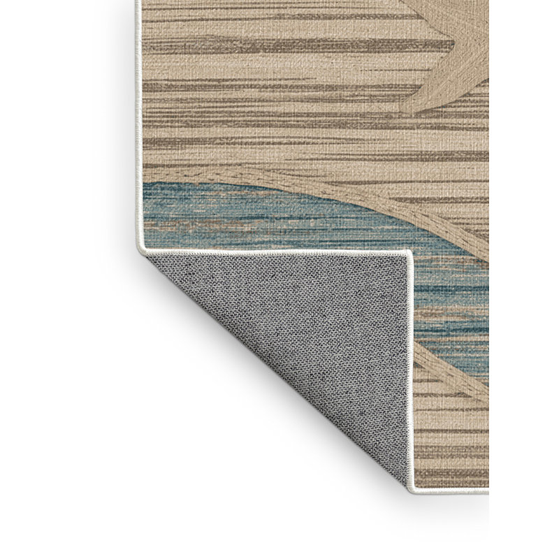  Tapis bord de mer lavable Minimalist Plus, Rectangulaire 8 pi x 12 pi