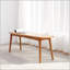 Banc de table en bois de chêne naturel pour salle à manger-964616883