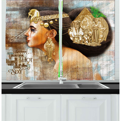 Pointed Kitchen Curtain