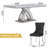 70" Rectangle Dining Set, Luxurious White Faux Marble Top, X-Shaped Stainless Steel Base, Velvet Upholstered Chairs with Tufted Nailhead Trim-2100254610-2100254611