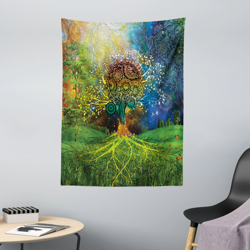 Ethnic Mother Earth Theme Tapestry, 150cm H x 110cm W