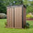 Aiho 5 ft. W X 3 ft. D Metal Vertical Storage Shed-87077908