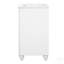 Modern Bathroom Vanity With Ornate Elliptical Motif, Soft-Close Hinges, And Open Back Structure For Easy Plumbing Access-249551705
