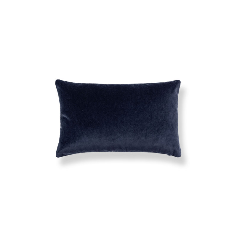 KELMESCOTT / AURORA PILLOW, 14" H x 22" W, Rectangular, Peacock/Sand/Navy Toile