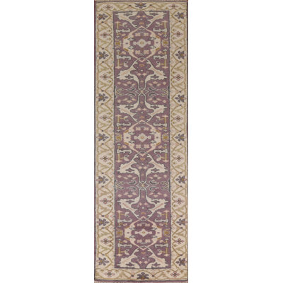 Tapis indien mauve Oushak 3 x 10