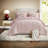 Piece Queen Bedding Sets, Soft Microfiber Floral Modern Home Style