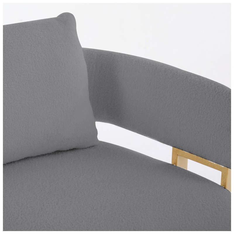 Ensemble de canapé à 4 places avec pieds en métal doré l 51,18 po x P 25,2 po x TS TS