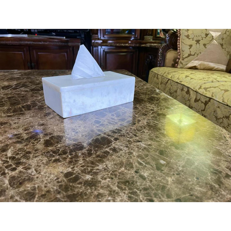 Alifa Marble Tissue Box Cover