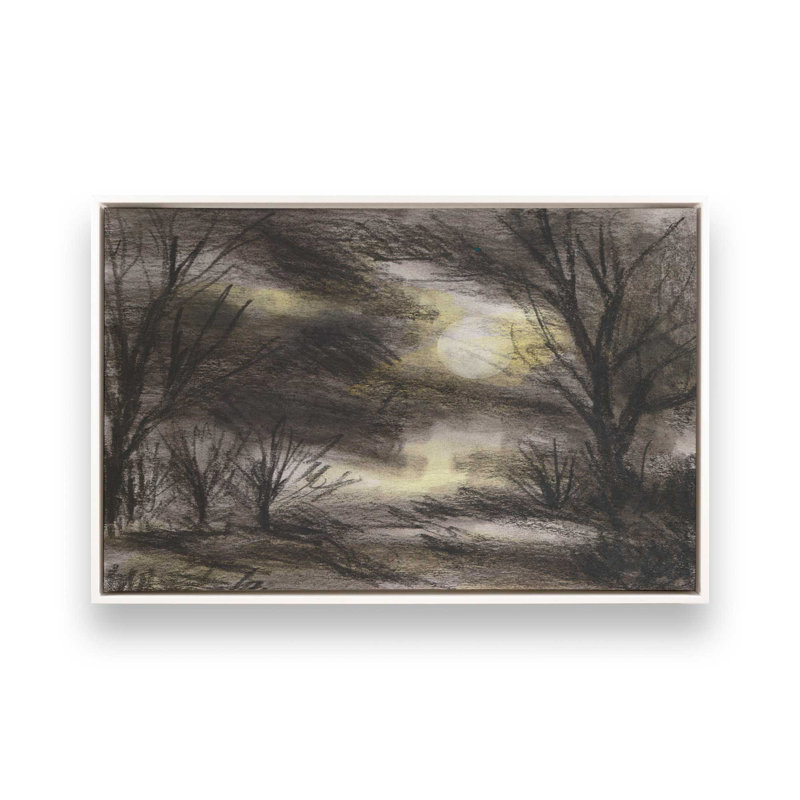 «Where Shadows Dance II» par Melissa Wang, reproduction d'art sur toile, H 12 po x l 18 po, Blanc