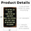 Enseigne en plastique 11 po x 17 po PMS