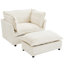 Canapé moderne avec repose-pieds et repose-pieds-2102502243