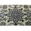 Tapis de couloir crème en laine noué à la main de conception unique 2000 pi 2 pi 2 po x 4 pi 7 po Carondelet
