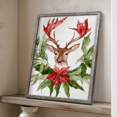 «Christmas Holiday Art DCCDXC», reproduction d'art encadrée - bois massif XMA171559