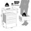 Solomone End Table with Built-In Outlets-510843828