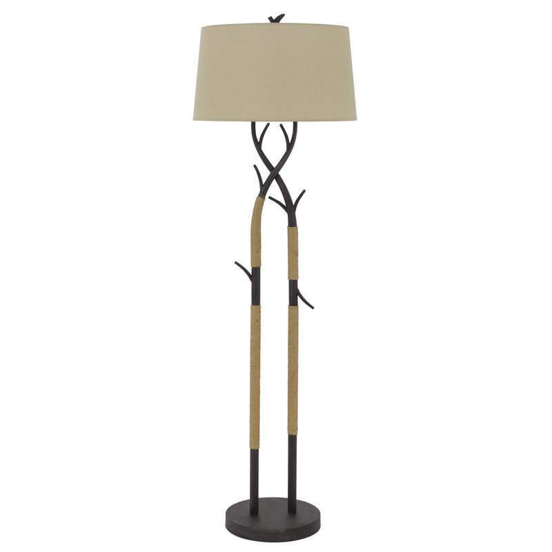 Alesio 57.75'' Metal Traditional Floor Lamp