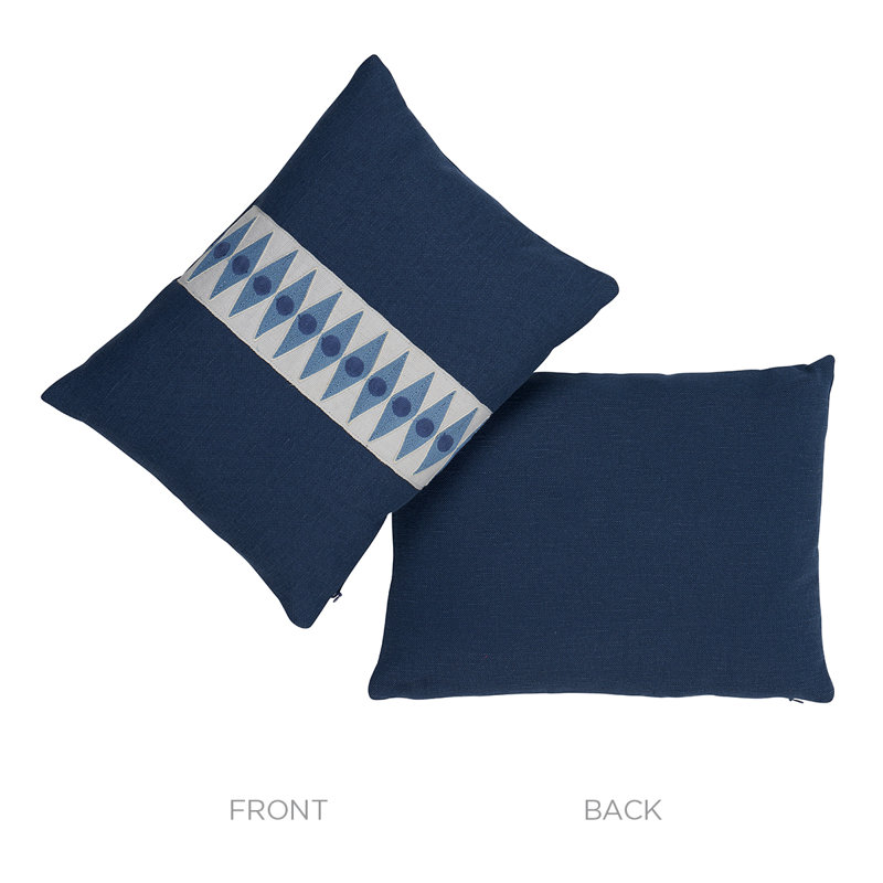 Schumacher x Mary McDonald Backgammon Tape Pillow