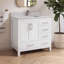 Ensemble de meuble-lavabo simple 36 po avec comptoir en marbre et dosseret Felix-1997257083-2034738193
