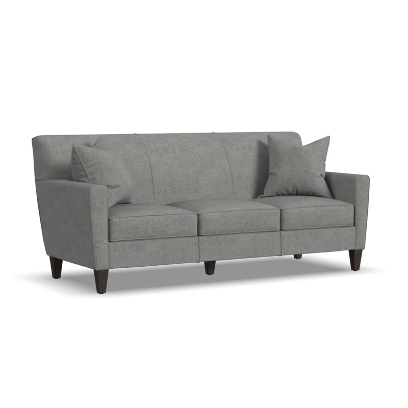 Canapé Osmin, Mélange de polyester galet argenté