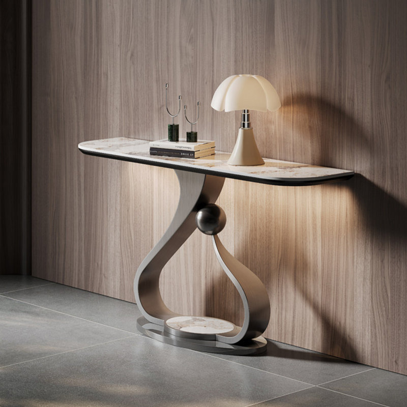 Console en métal de style italien, H 33,4 po x l 55 po x P 13,7 po