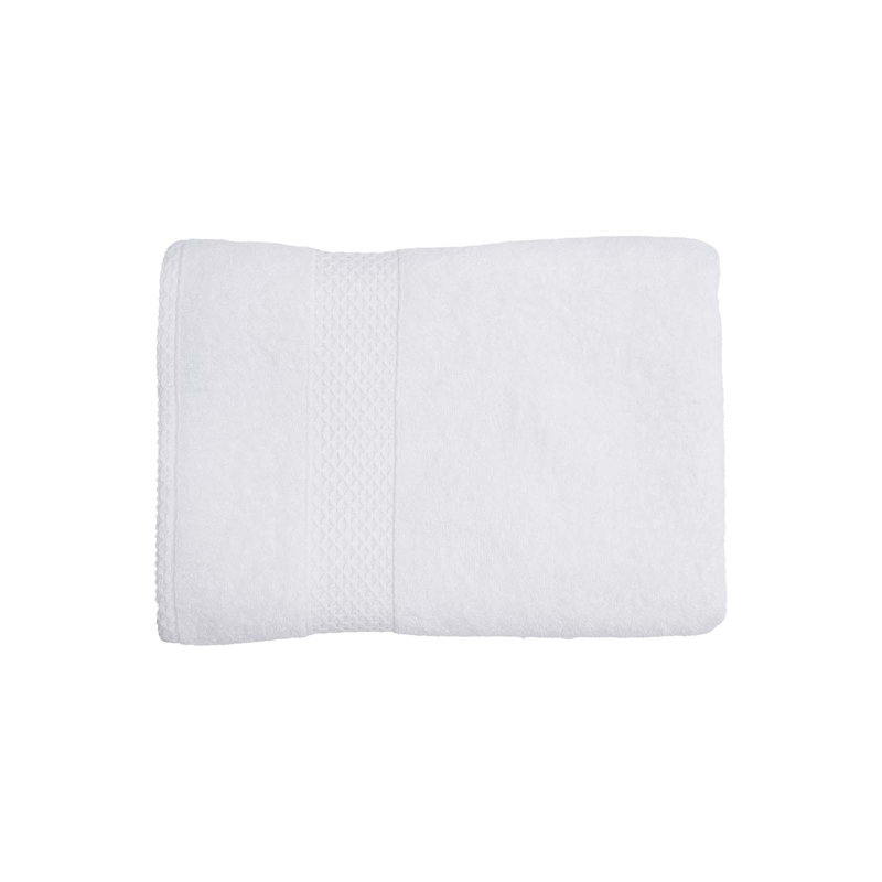 Aaidah Plush Bath Towel, White